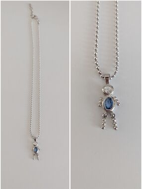 Y2K Cute Silver Charm Necklace 🩵